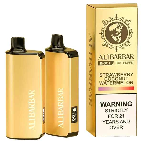 Alibarbar INGOT 9000 disposable vape - Strawberry Coconut Watermelon